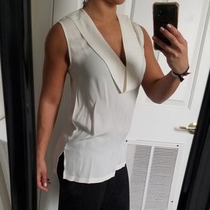 Like NEW Theory Silk Chiffon Blouse